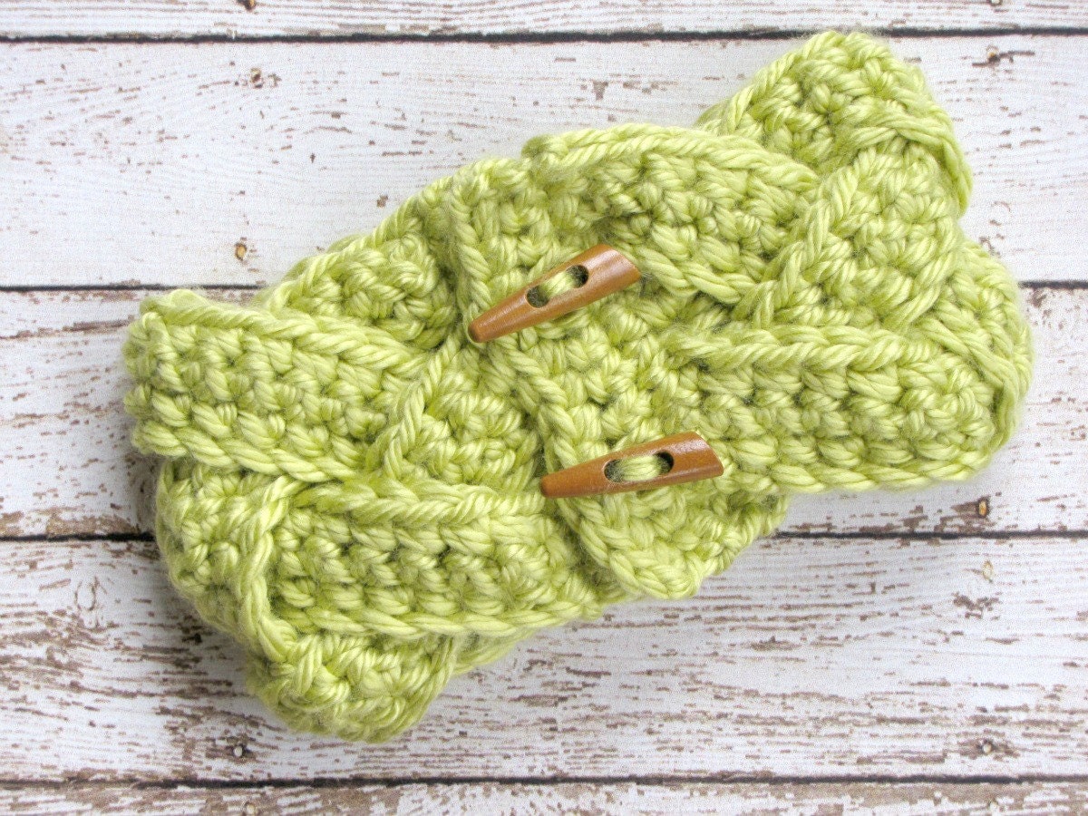 Braided Crocheted Scarf Cowl, Womens Cowl