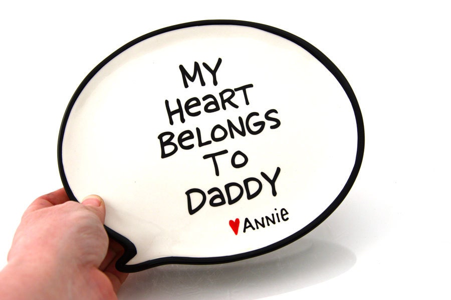 Personalized daddy change dish, great fathers day gift