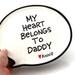 Personalized daddy change dish, great fathers day gift