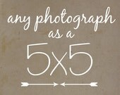 Any 5x5 fine art photograph // square format photograph // gift size print // wall art home decor photography // customize your print size