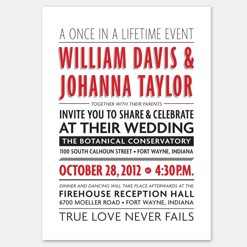 Johanna Printable Invitation (PDF)