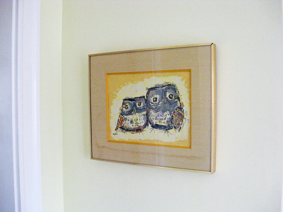 Mod Owls - Magaret Layton - Mid Century Modern - Turner Mfg. Co.