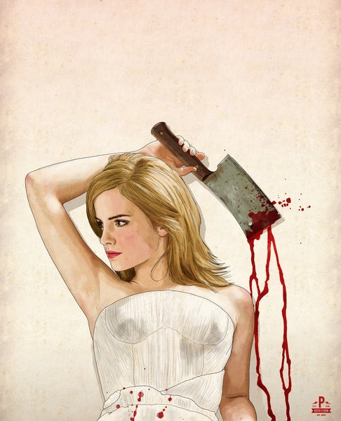 Slaughterhouse Starlets - Emma Watson Print