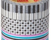 Rink Washi Masking Tape - Piano Keys - Set 3 - Roll Mansion
