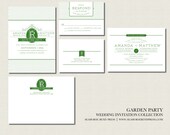 Wedding Invitation - Garden Party Wedding Collection