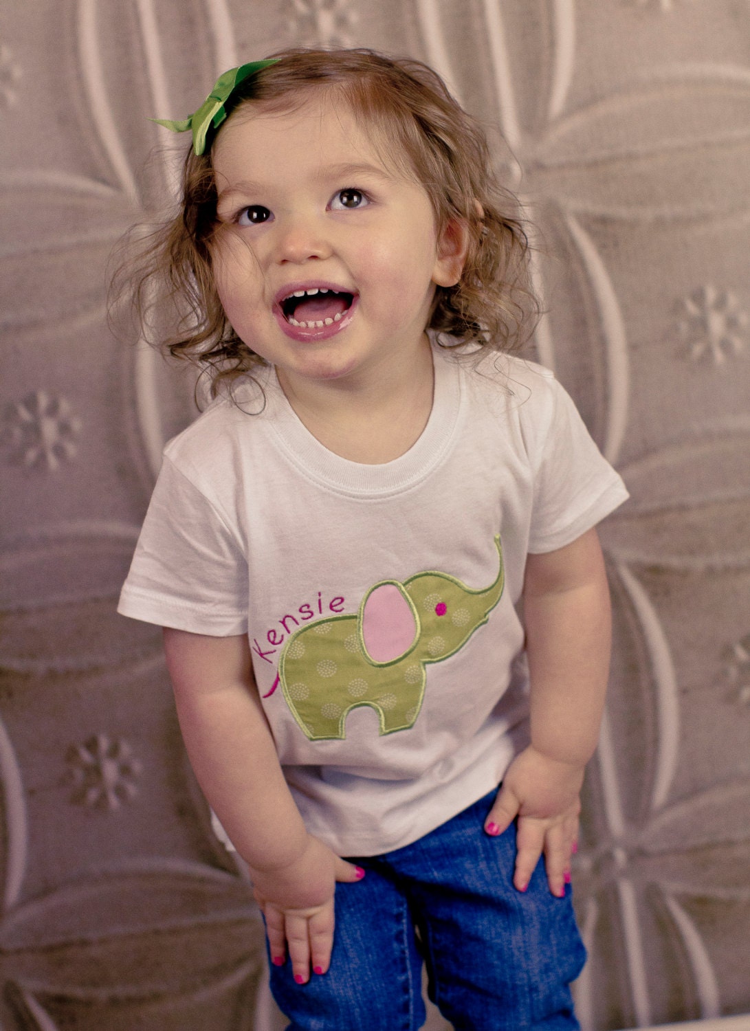 Elephants on Parade Girls Tshirt