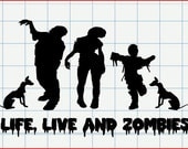 Reserved zombie family decal for Lisa Nichole