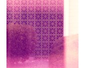 Intense magenta colorized photograph for bright color on the wall 8x10 print