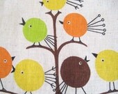 RARE Vintage Apron KIT Mod Birds COMPLETE