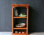 Vintage Wood Curio Shelf Pine From Nowvintage on Etsy
