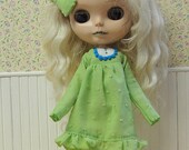 Lime Green Mori Style for Blythe