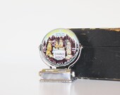 Change Month - Vintage Perpetual Calendar - Mid Century Souvenir - State - New Mexico - Travel - Blue - Vacation
