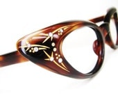 Vintage 50s French Cat eye Frames Eyeglasses Sunglasses Frame Never Worn