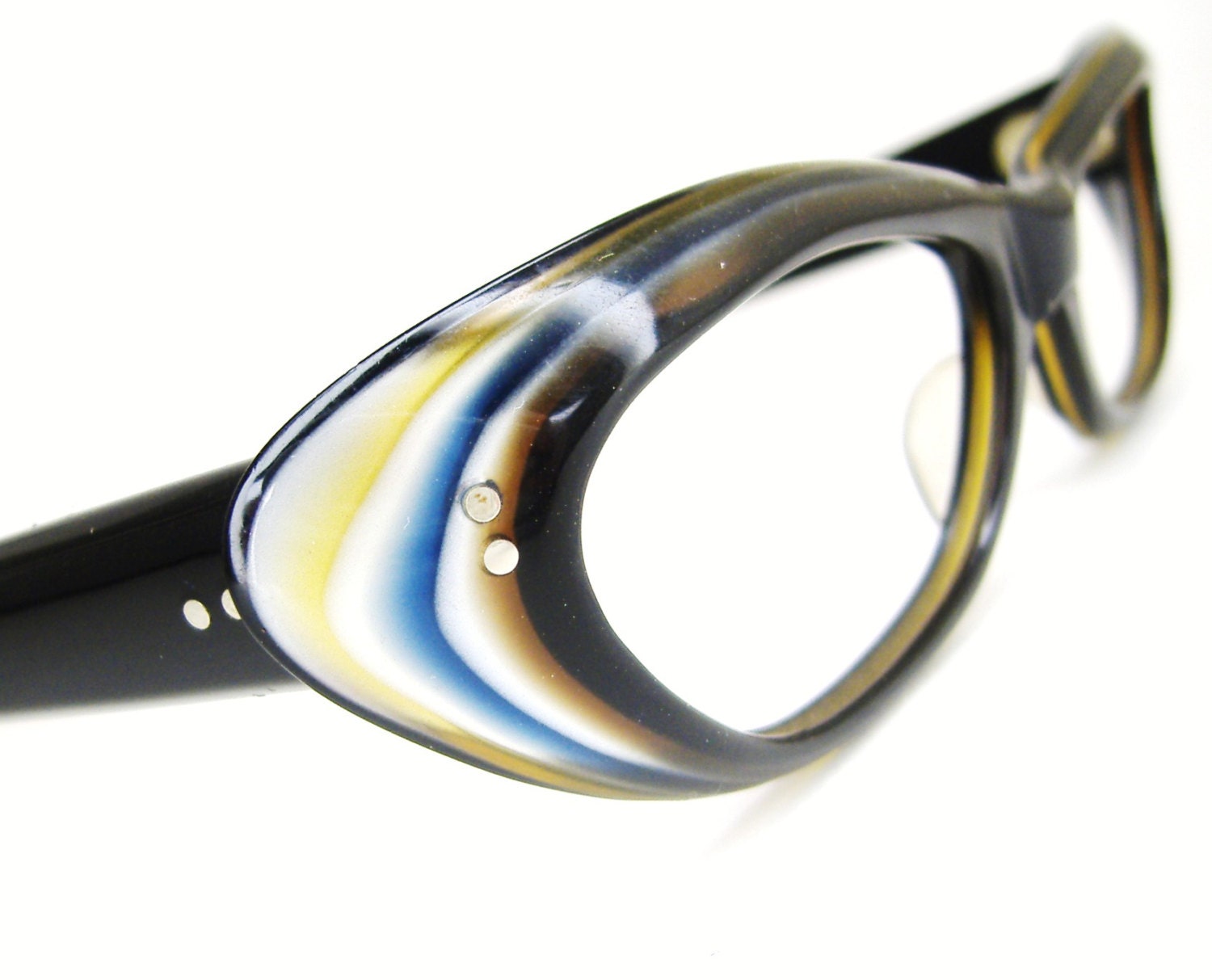 Vintage 50s Cat Eye Glasses Sunglasses Eyewear Frame France NOS