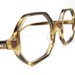 Vintage Octagon Eyeglasses Sunglasses Eyewear Frame Hippie NOS