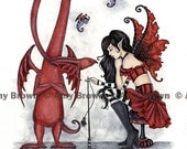 Shadow Circus Fairy Monster 8.5x11 Fairy Print