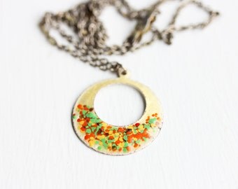 Splatter Drop Necklace