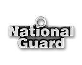 Sterling Silver NATIONAL GUARD charm