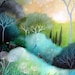 A fairytale art print .'Homeward' by Amanda Clark