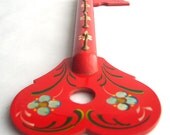 Vintage Rosemaling / Wood Key Hanger