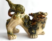 Vintage Japanese Foo Dog Statue
