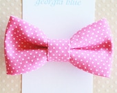 Bubblegum Pink Fabric Bow