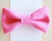 Candy Pink Fabric Bow