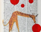 AVA  original ARTWORK Giclee Print Poster Mixed Media Painting Illustration Drawing