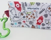 NEW The Bag Buddy - Dog Mess Bag Pouch / Poop Bag Holder / Pet Leash Purse / Dog Waste Bag / Pet Mess / Pet Accessories / Handmade