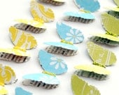 12 Elegant Handmade LAYERED BUTTERFLIES with a Touch of SPARKLE