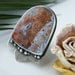 Reserved - The Heartshield - Ocean Jasper Sterling Silver Ring