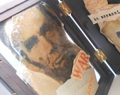 Lincoln Art Shrine, President's Day Tribute, Altered Art, Decorative Art