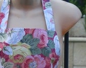 Classic Style Apron in Pretty Rose fabric