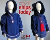 Baby Coat. Toddler Jacket. All Seasons. Sweater. Made in Canada. Overall. Tunic. Boy. Girl. Unisex Clothes. Boho. Inuit Inspired.