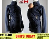 Maternity. Maternity Coat. Babywearing Jacket. Baby Wearing Coat. Carry Coat. Sling, Ergo. BLACK is Back. Baby Wearing Poncho. Canada