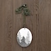 Timber Necklace in Graphite - Hand Painted Tree Artwork Pendant (Tim-PN-Gra)