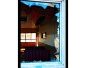 Old Window, Photograph, Abandoned Building, Pop Art, Broken Glass, Abandoned Restaurant, Wall Art