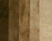 Hand Dyed Fabric Shades - Walnut