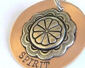 Large Dog Tag or Halter, Bridle Tag - ID Tag For Your Big Dog or Horse in Copper and Silver