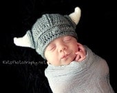 Stella Bs Lil Viking Helmet, Newborn Photo Prop