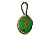 Tribal Turtle Painting - Mexican inspired ornament - Nature Art - Avocado