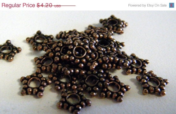 Special Copper Spacer Bead 25 Spacers BM-53036