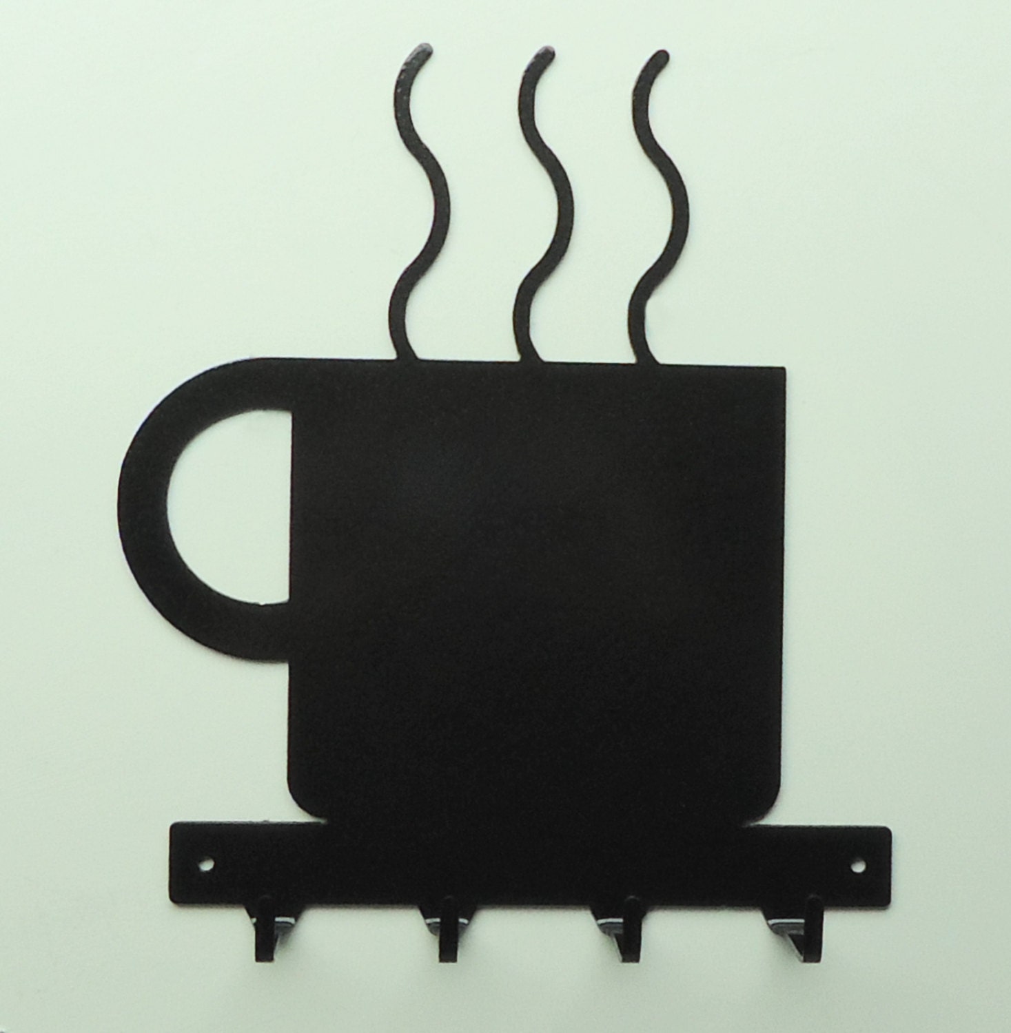 Cup Of Joe Metal Art Key Rack - Free USA Shipping