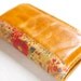 Leather iPhone Wallet in Dark Honey w/ Floral Spine