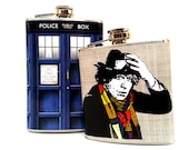 Doctor Who & the TARDIS - Set of Two Doctor Who Flasks