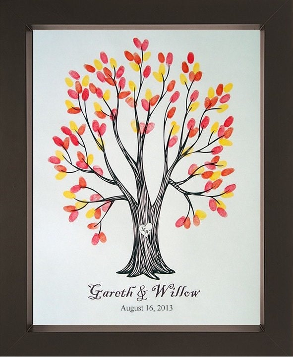 Wyndam Wedding Thumbprint Tree for up to 100 Guests