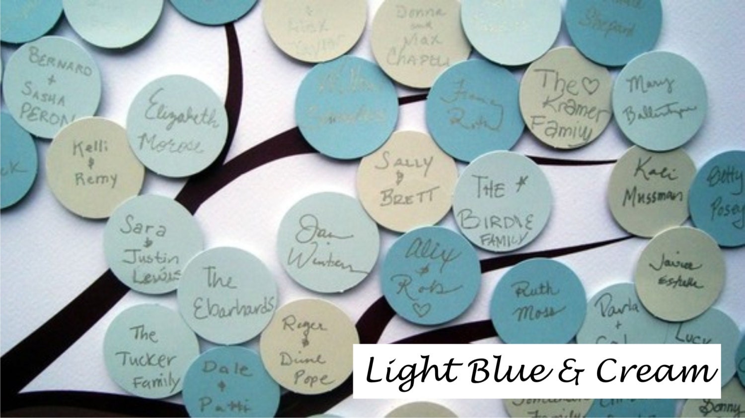 Large Guest Book Tree for 175- 300 Guests