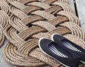 Nautical Decor - Patio Doormat and Runner - Six Bight Ocean Mat - Country Western Decor