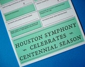 Houston Wedding Card - 2013 - Letterpress