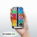 iPhone 4 Case Watercolor Paint Set / Hard Case For iPhone 4 and iPhone 4S Water Color Paint Box Version 1 Rubber Trim